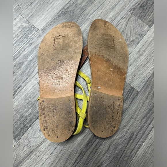 k. jacques Picon Pyr Studded Sandal Citron 38 - Picture 4 of 6